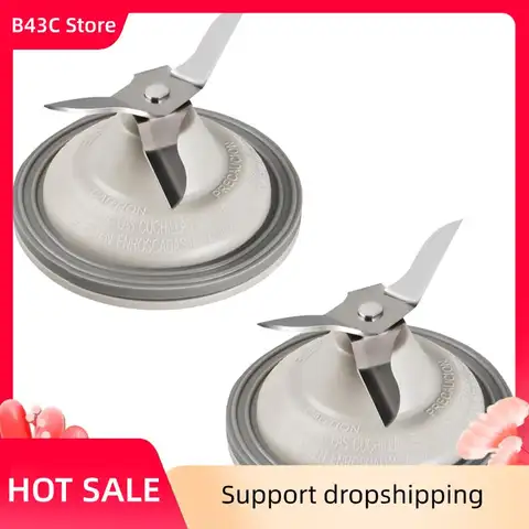 B43C 2 SZT. Ostrza zamienne do blendera Black And Decker BL2020S, stal nierdzewna z silikonową uszczelką, części zamienne: 2010BG BL2010BPA