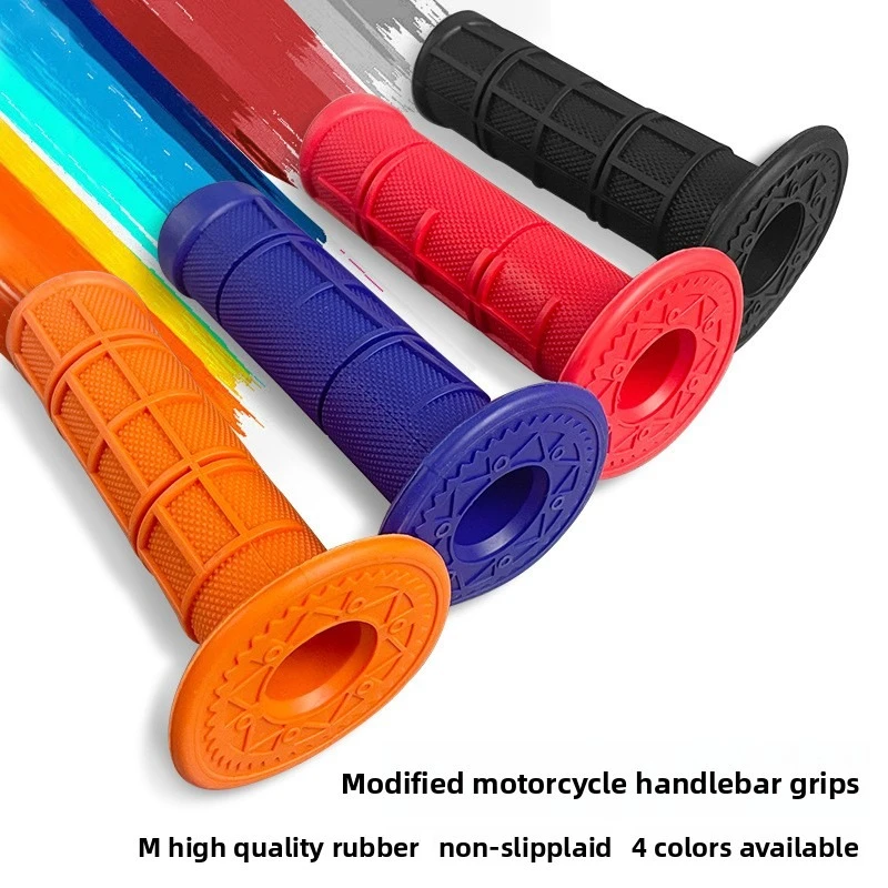 motorcycle-accessories-modified-solid-color-soft-handlebar-grips-rubber-non-slip-hand-grip-cover-wear-resistant-handlebar-sleeve