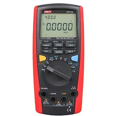 New Design UT71C AC DC 1000V 10A Temperature Test True RMS USB Interface Smart Multimeter Tester