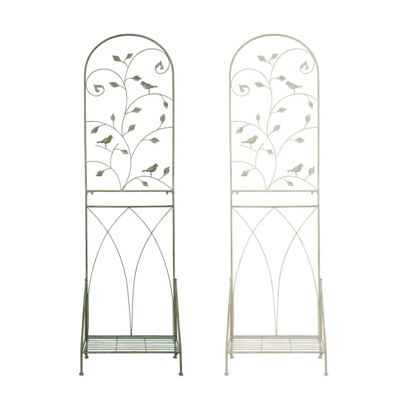 Wrought iron climbing vine frame, bird's nest with storage layer, public elevation, outdoor climbing trade garden