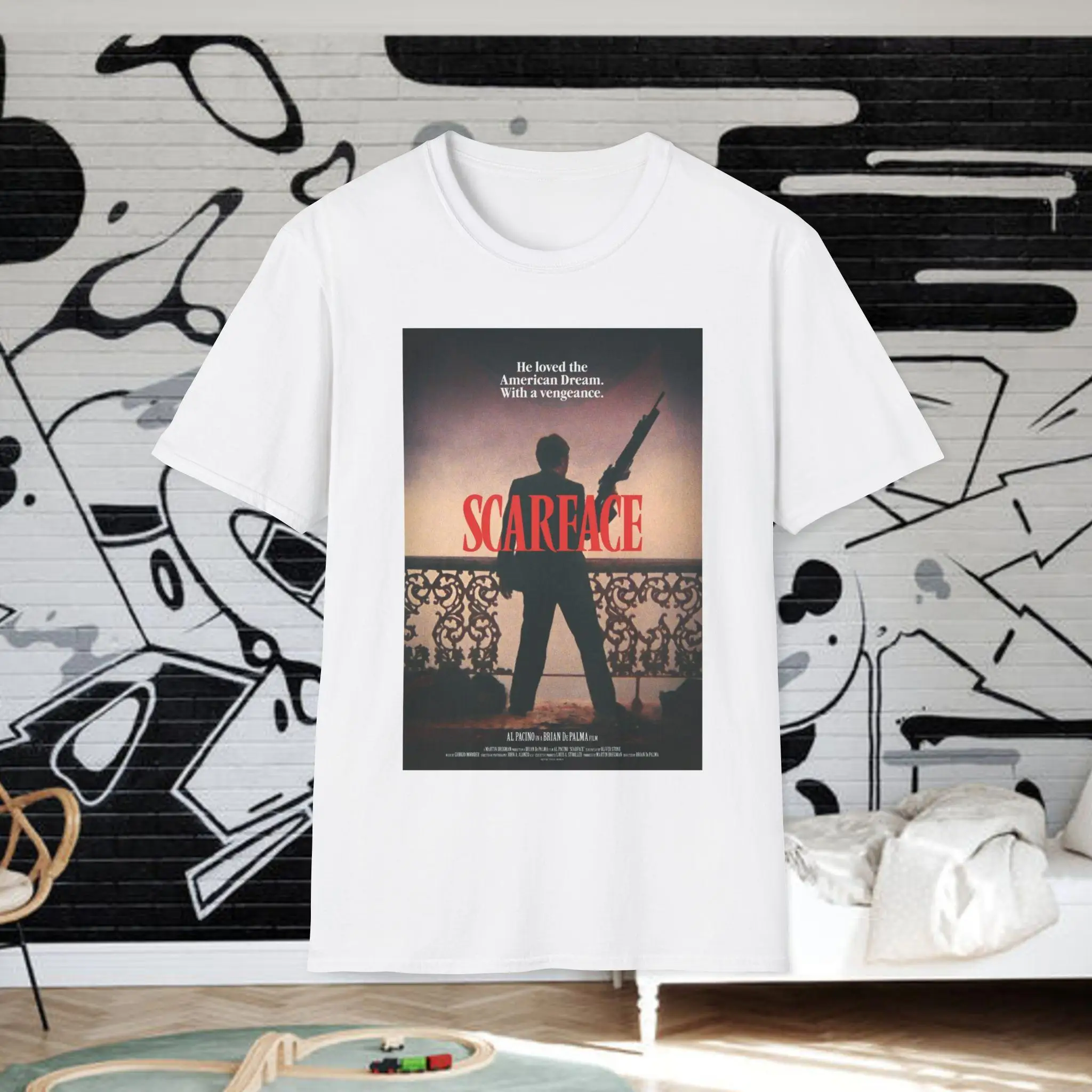 Al Pacino Movie, Rare Poster, V.17 Balcony! 80s Movies, Tribute, Frank Lucas | Mafia Movie, Gangster, Narcos, Reservoir