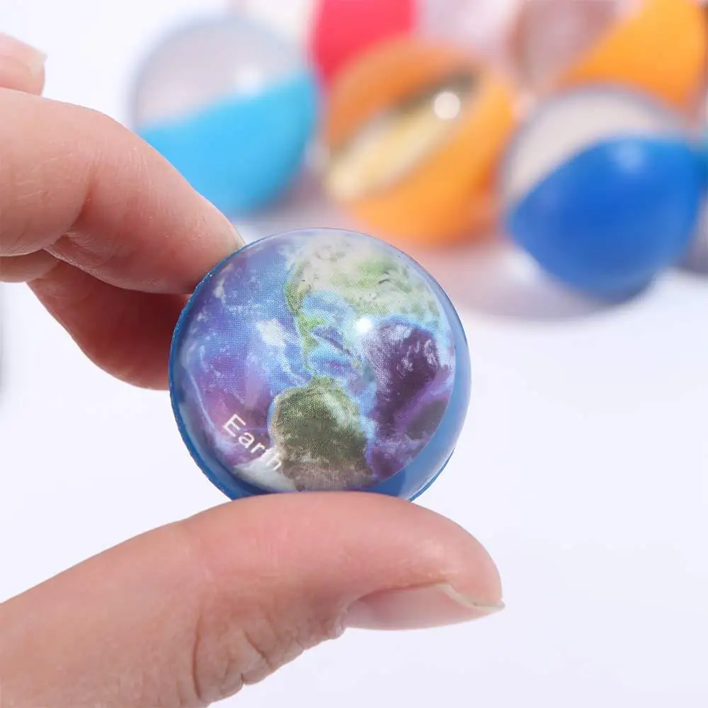 10pcs Galaxy Solar System Planet Balls Foam Bouncy Ball Space Planets Ball Space Ball Starry Sky Galaxy Foam Ball Education Toys