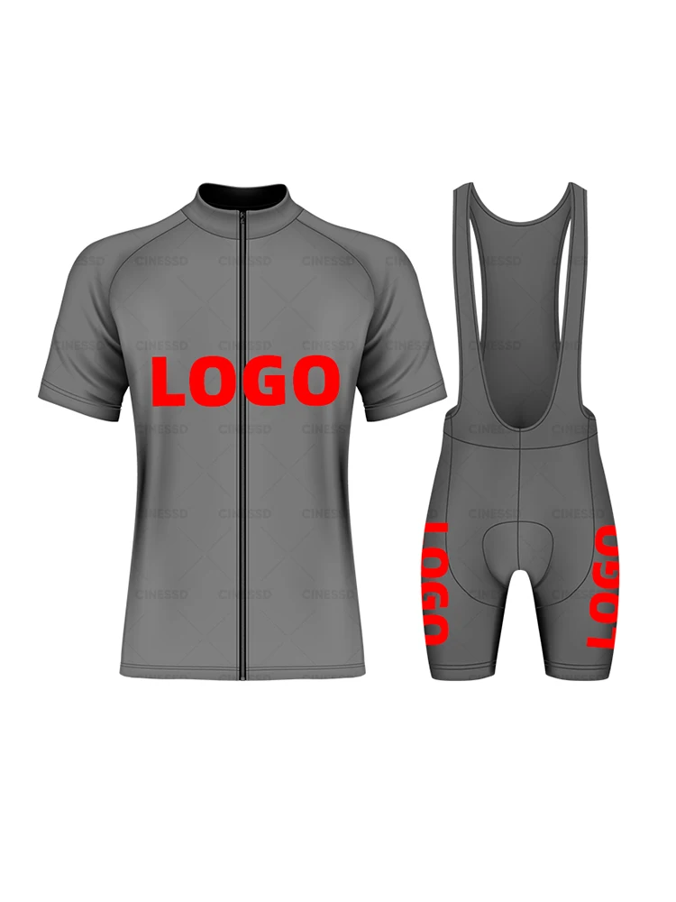 AliExpress CINESSD Outdoor Customize Bike Cycling Jersey Sets Printing Demand Men's Women's Mountain Breathable Bicycle Clothing Top Uniform Suits