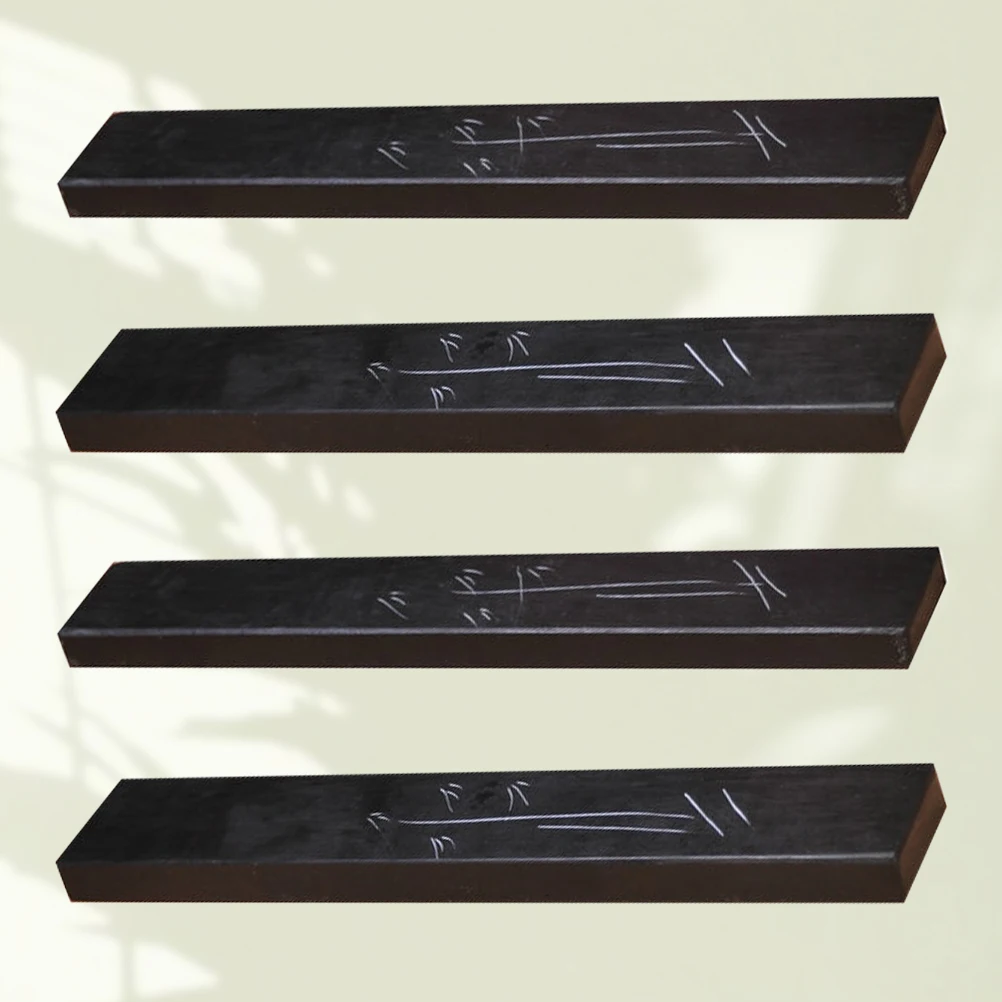 

4pcs Marble Stone Paperweight Calligraphy Tool Elegant Design Stationery Supply Student Chinese Writing Aid Teaching Equipment