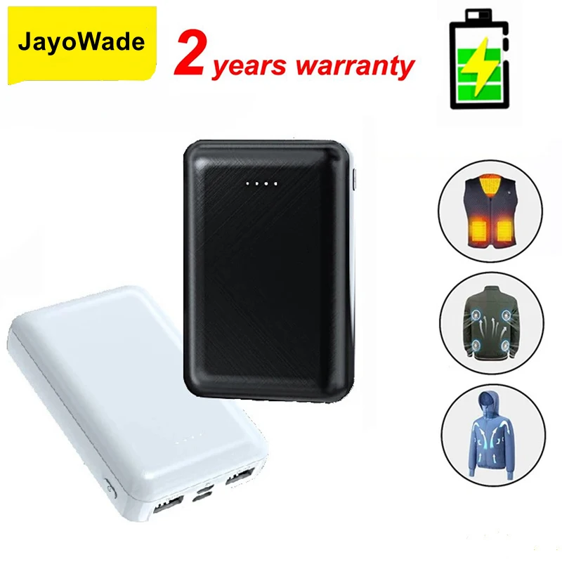 

JayoWade 5V 2A Power Bank 20000mAh Портативное зарядное устройство Powerbank для iPhone Samsung Xiaomi Охлаждающий вентилятор с подогревом Жилет Куртка Батарея