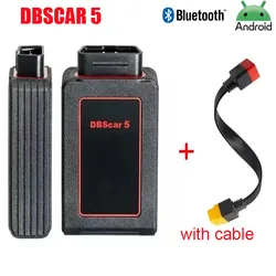 LAUNCH DBSCAR 5 OBD2 Diagnostic Scannner Bluetooth Connecteor All System Work with Diagzone Xdiag Software Car Diagnostic Tool