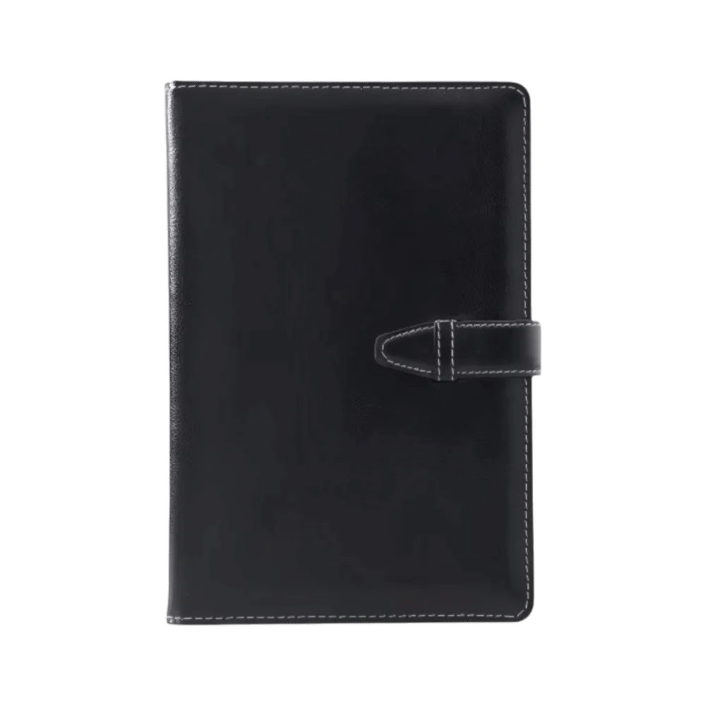 

Thickened A5/A6 Notebook 200 Sheets Horizontal Line Inner Page Notepad Flip Over Design Leather Diary Weekly Planner