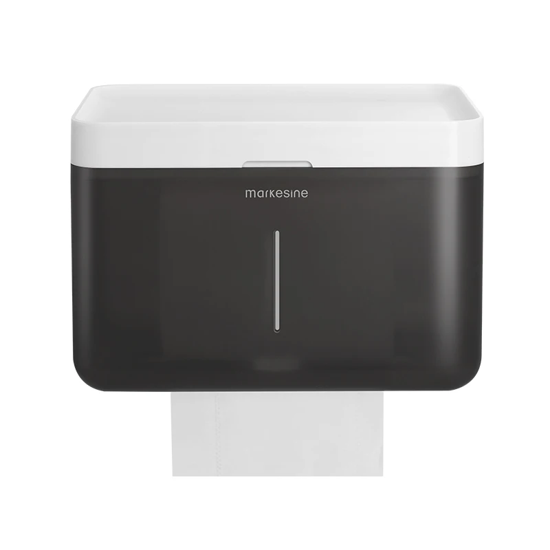 Wall Mount No Drilling ABS Bathroom Hand Tissue Roll Toilet Napkin Paper Facial Tissue Box