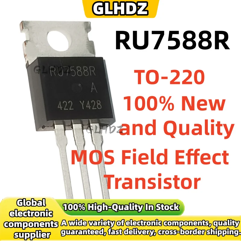 Nuevo y de calidad, 10-100 unidades, RU7588R RU**7588R, transistor de efecto de campo MOS, productos en stock, TO-220