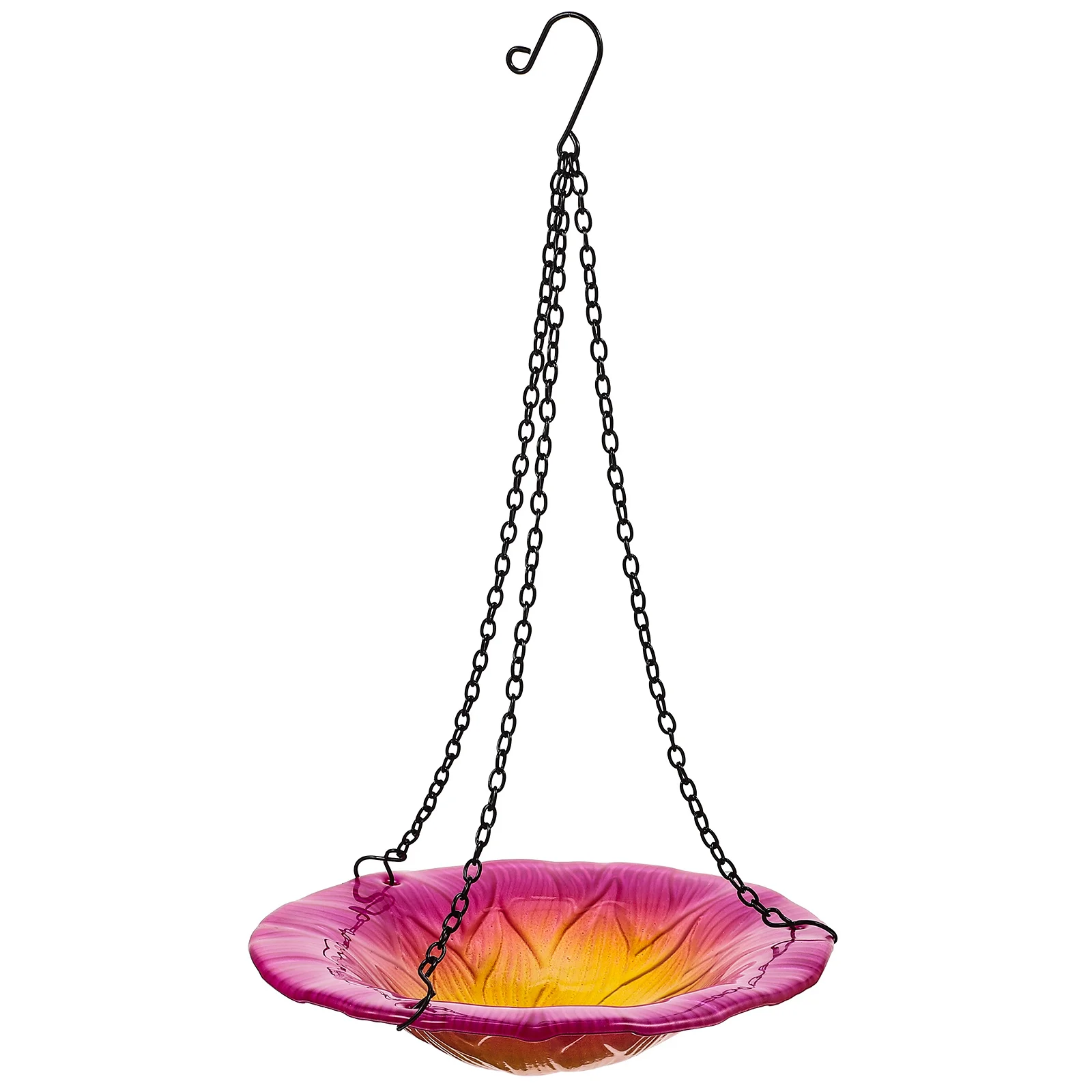 

Flower Shape Hanging Swing Bird Feeder Durable Garden Outdoor Bird Food Dispenser Creative Yard Decor Garden Decor