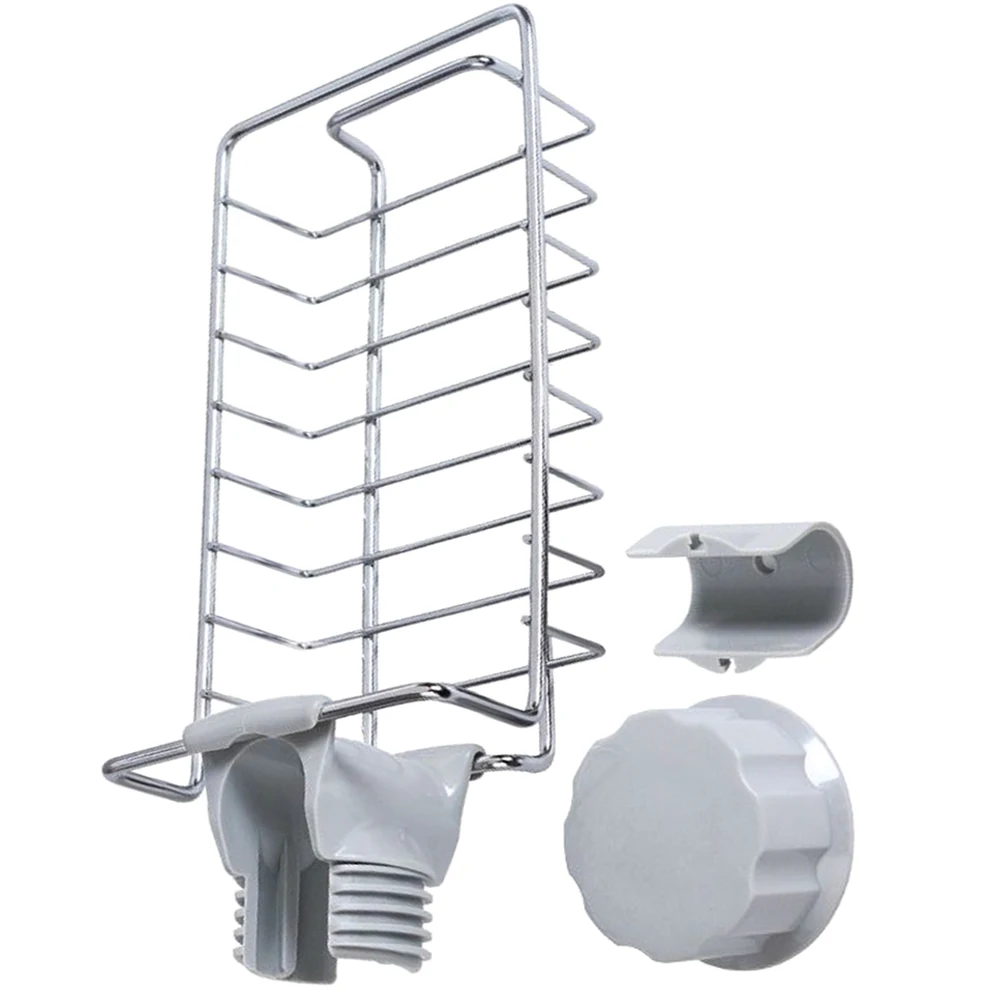 

Dishcloth Drying Racks Sponge Holder Rack Kitchen Sink ganizer Stainless Steel Storage Space Plastic Drain Board