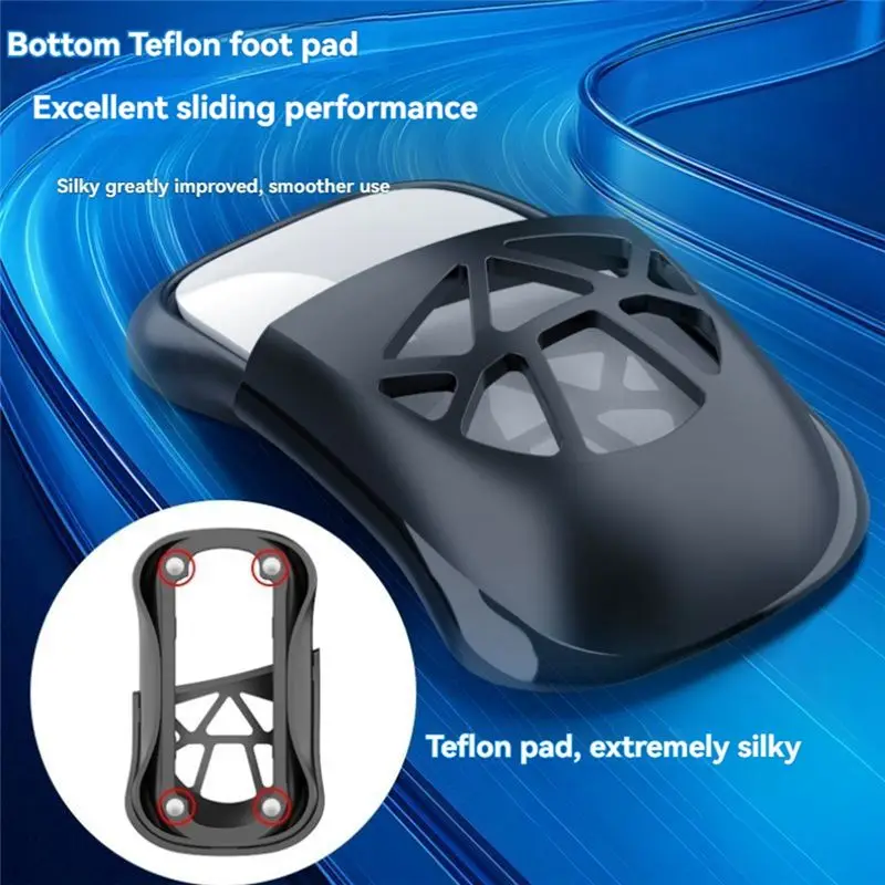 AC57-Mouse Base For Magic Mouse 2/3/4 Height Adjustable Base Ergonomic Hand Feel Optimization Base
