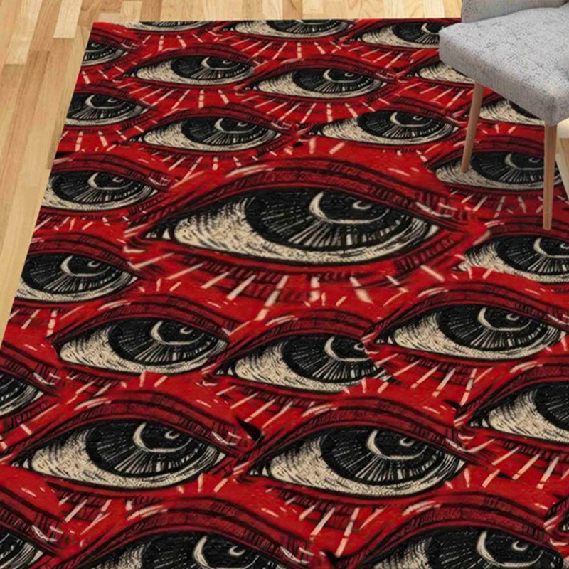 Gothic Horror Carpet Large Living Room Rug Bedroom Bedside Carpets Coffee Table Mat Washable Non-slip Floor Mats Alfombra 호러 카펫