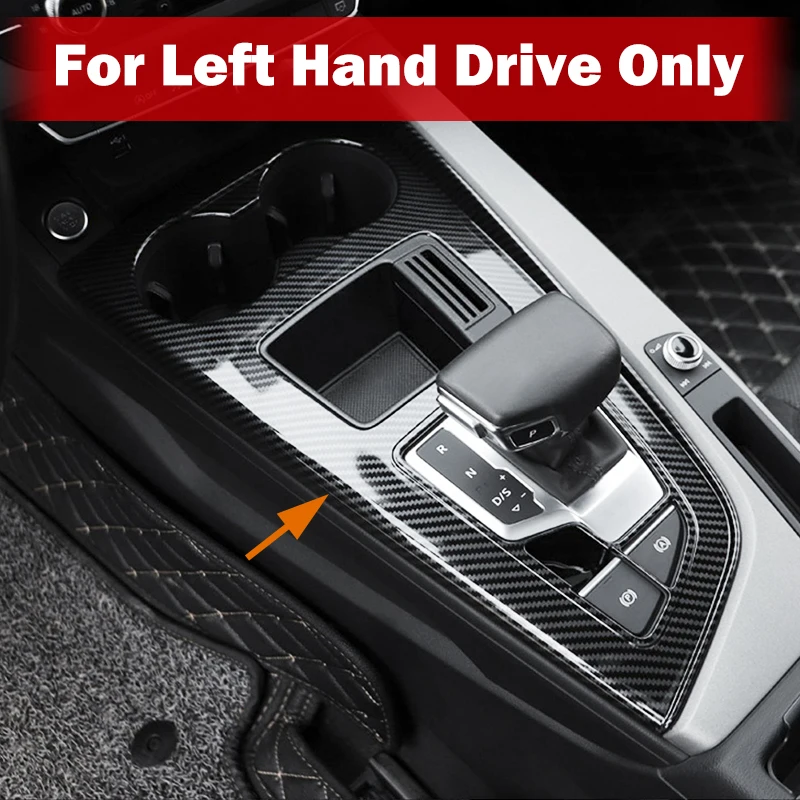 

Для Audi A4 A5 B9 (2020-2025) LHD: Стильные накладки на панель переключения передач центральной консоли из карбона (2021, 2022, 2023, 2024)