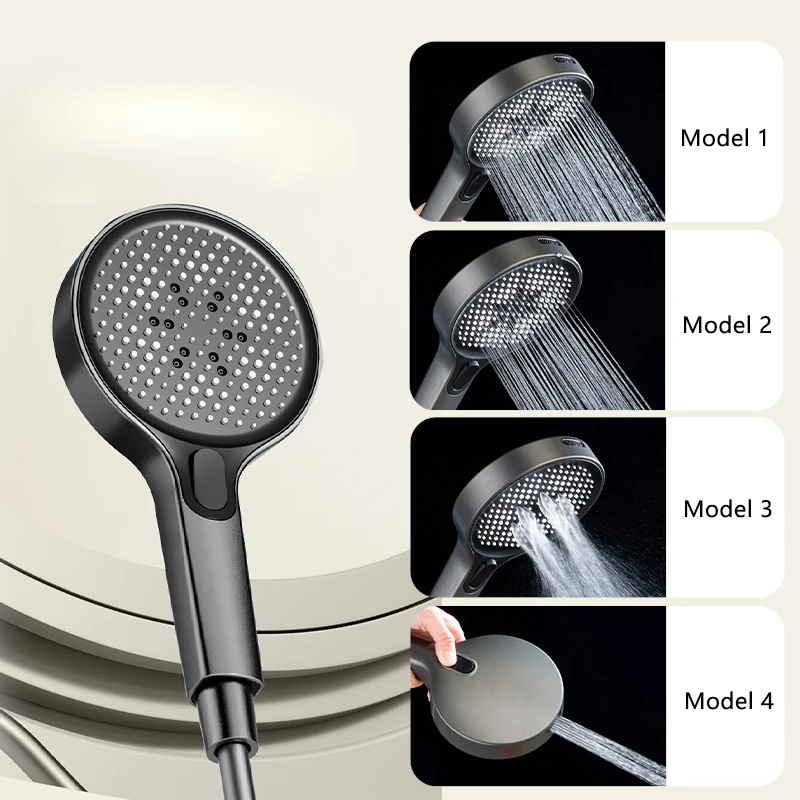 Low MOQ Customized  Surface Mounted  Three-function Shower Set  Shower Set Bathroom