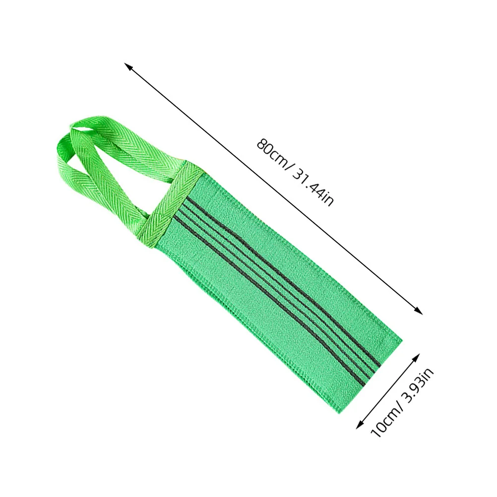 Отшелушивающий скруббер для спины, многоразовое полотенце для душа для тела, приятная для кожи ткань для купания, инструмент для мытья с длинной ручкой, скрубберы для ванны