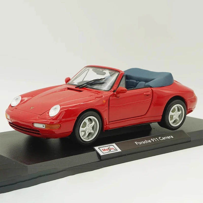 

1/18 Scale Porsche 911 Carrere Sports Car Simulation Alloy Car Model Static Display Collectible Toy Gift Souvenir Decoration