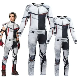 Halloween Costumes for Men Adult Kids Cosplay Descendants 3 Jay Carlos Costumes Zentai Funny Party Halloween 3D Boys Jumpsuits