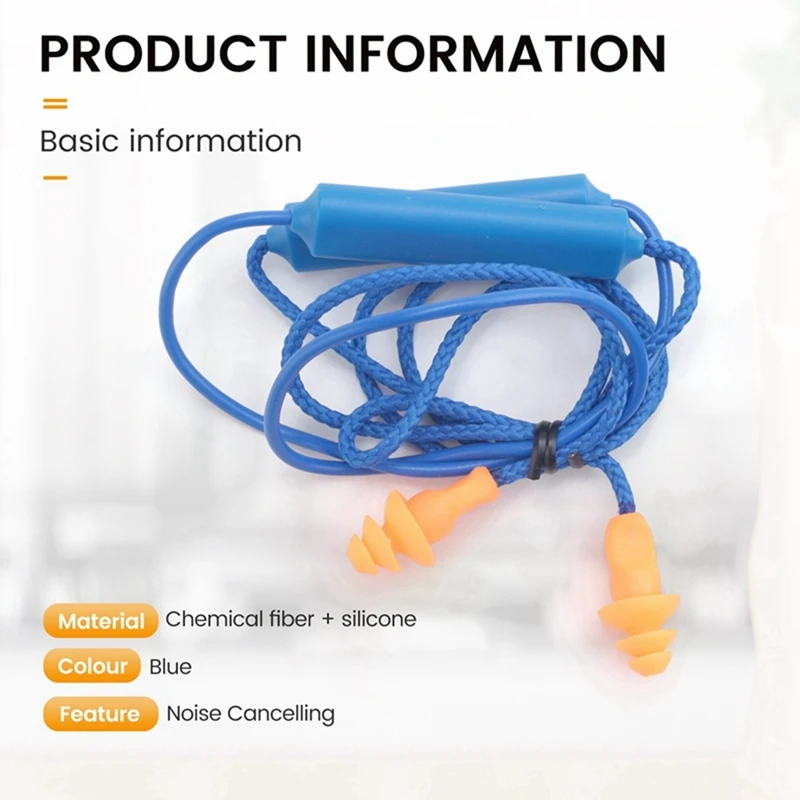 2PCS Earphone Bluetooth Ear Plugs For Work, Hearing Protection, Noise Suppression, Construction Sites, Noisy Places