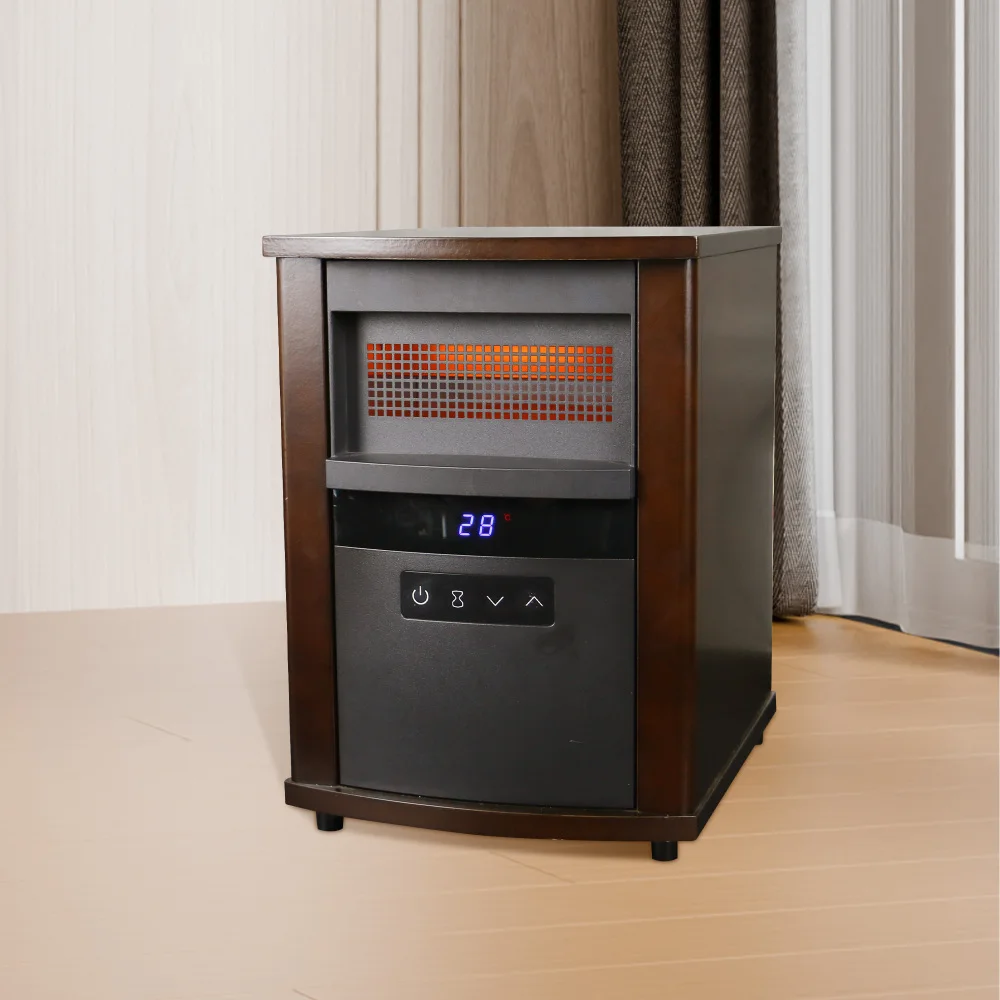 Space Heater 1500W Infrared Heater for Quick and Even Heating in Large Spaces with Adjustable Temperature Settings