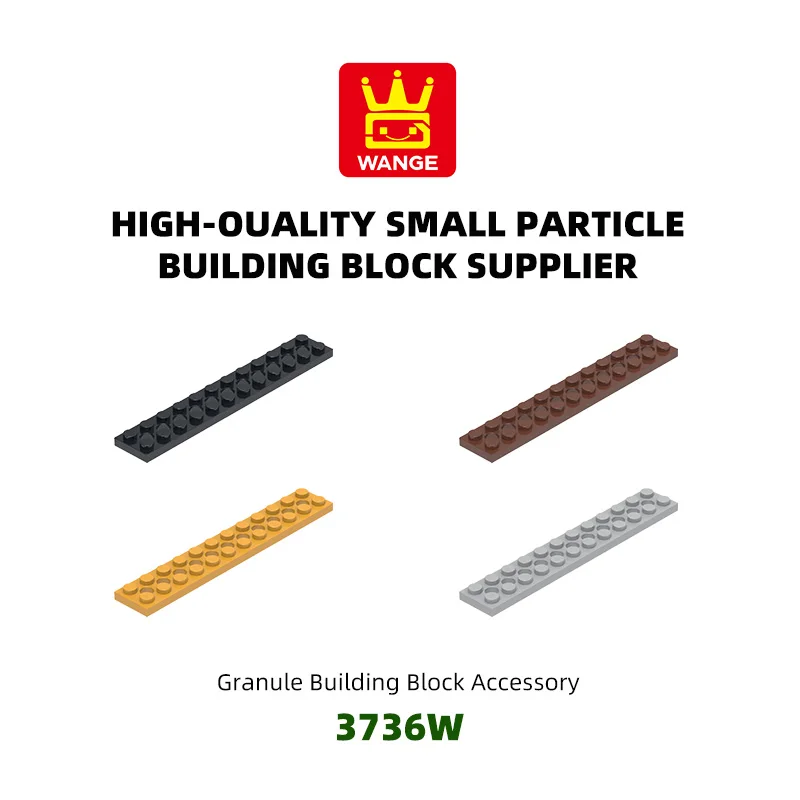 

WANGE 25 шт./лот 3736 Вт короткий блок с 2x12 отверстиями Moc цветные аксессуары, совместимые с кирпичом DIY детская коробка для сборки игрушек
