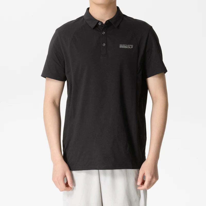 

Skechers T-Shirt Men's Business Casual Polo Shirt Fitness Training Comfortable Breathable Short-Sleeved P226M202-03K8