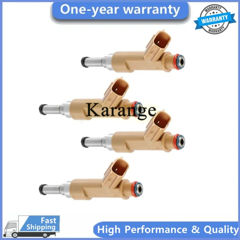 

4PCS Fuel Injectors for Toyota Pontiac 1.8 I4 23250-0T020 232500T020 for 2009-2015 Toyota Corolla 2325037010 23209-39146 New