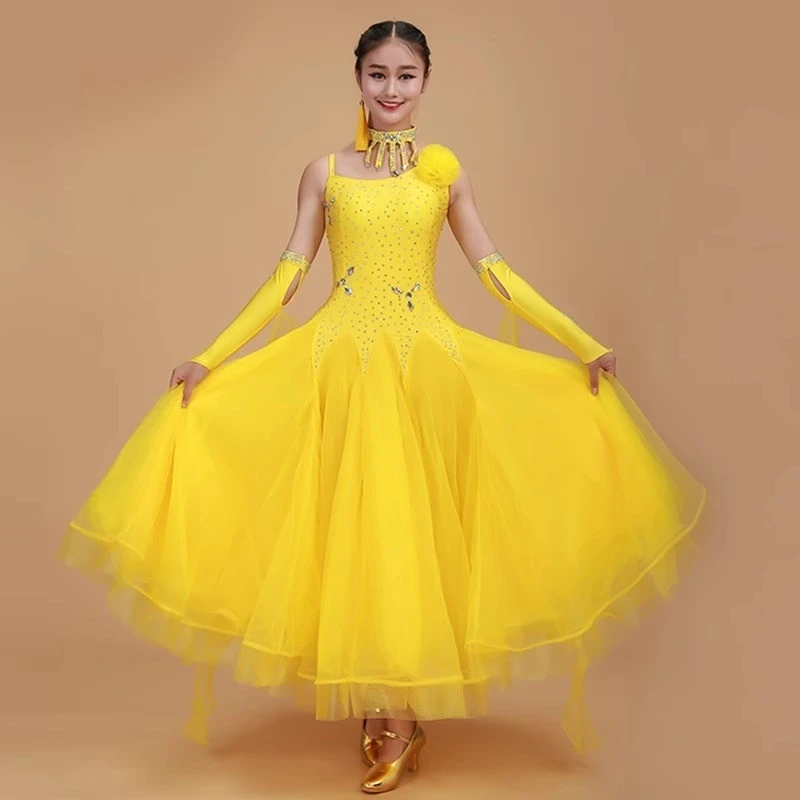 New Modern Dance Performance Dress National Standard Dance Performance Dress Large Display Social Dance Square Dance Competition