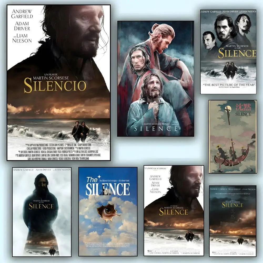 Epic Period Movie S-Silence Poster Modern Aesthetic Wall Art Print Minimalist Poster Bedroom Living Room Home Decor Gift
