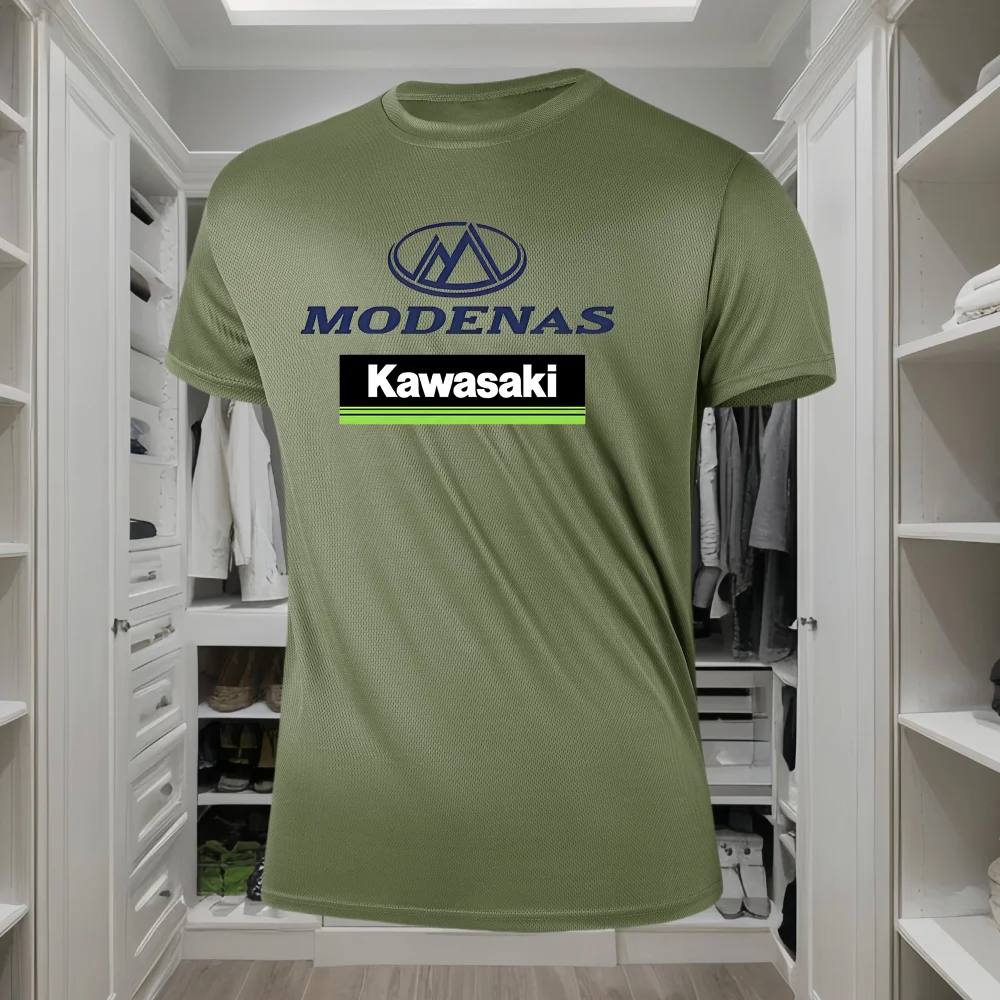 

Мотоциклетная футболка, мужской топ с короткими рукавами и круглым вырезом, летняя быстросохнущая дышащая футболка, крутая, подходит для фитнеса, бега