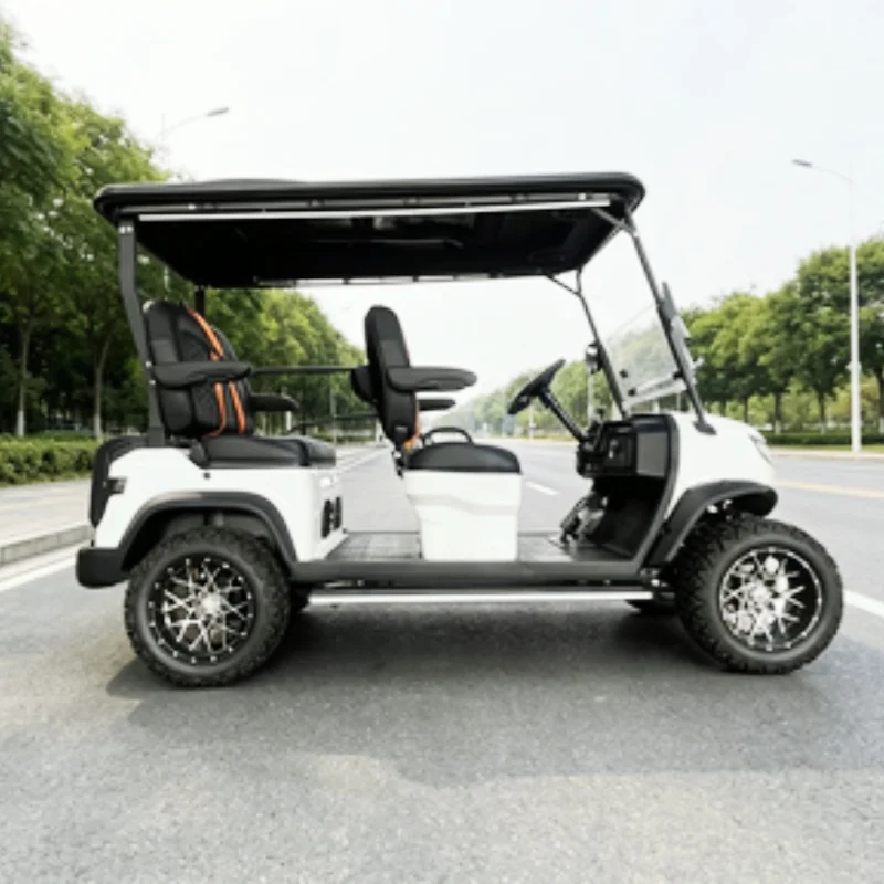 Top Quality Hunting Shooting Range Club Electric Golf Cart With 14-Inch Off-Road Tires Seats With Armrests Gear Adjustment