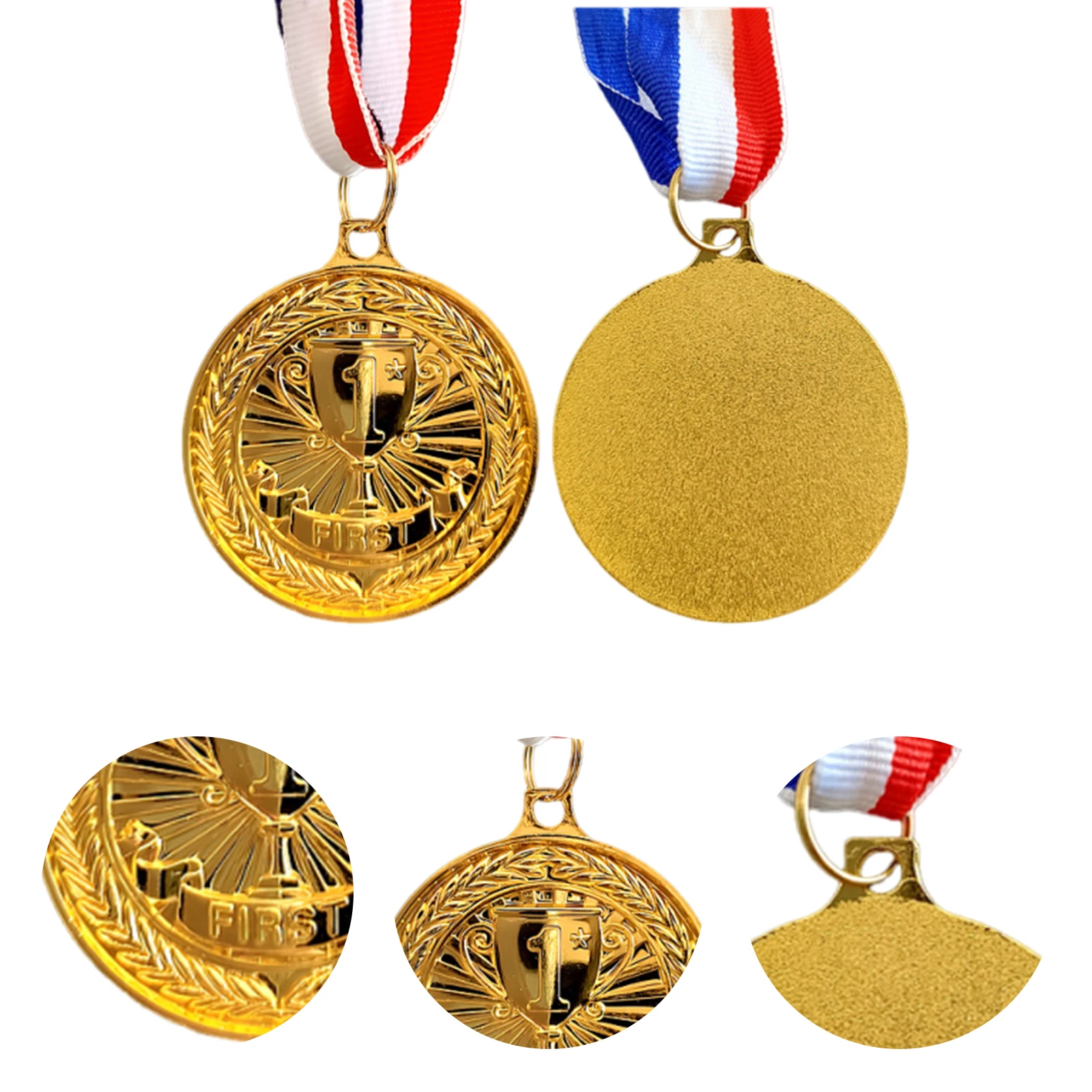 

10 шт. 123 ранг-медаль с шейной лентой, награды, медаль победителя, спортивный трофей из цинкового сплава, награды для повседневной жизни, обучающие проекты