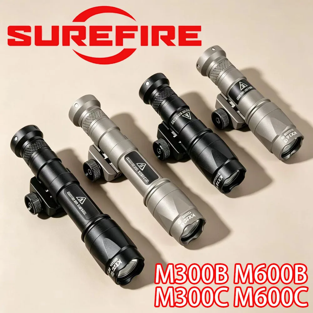 Surefire M300B M600B M300C M600C Flashlight Scout Strobe Momentary Contstant IR Light 600Lumen For 20mm Picatinny Rail Hunting