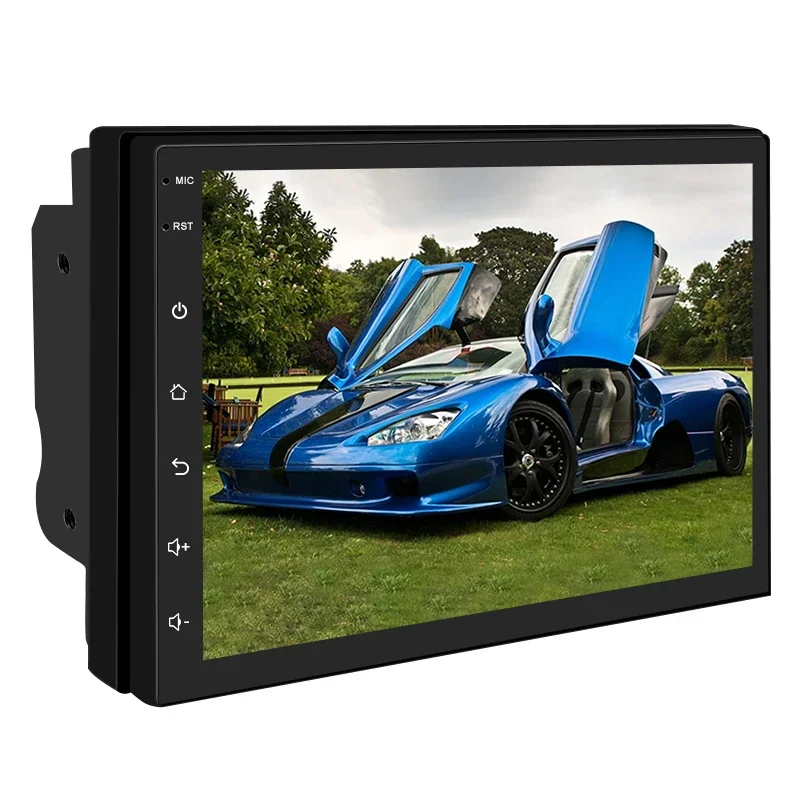 

7 Inch android IPS full touch screen Universal car navigation player GPS HD screen double din dvd player for car