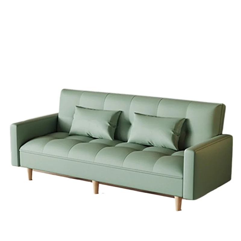 

3 Sofa living room, simple and modern small apartment sofa bed, folding dual-purpose, simple three-person rental room