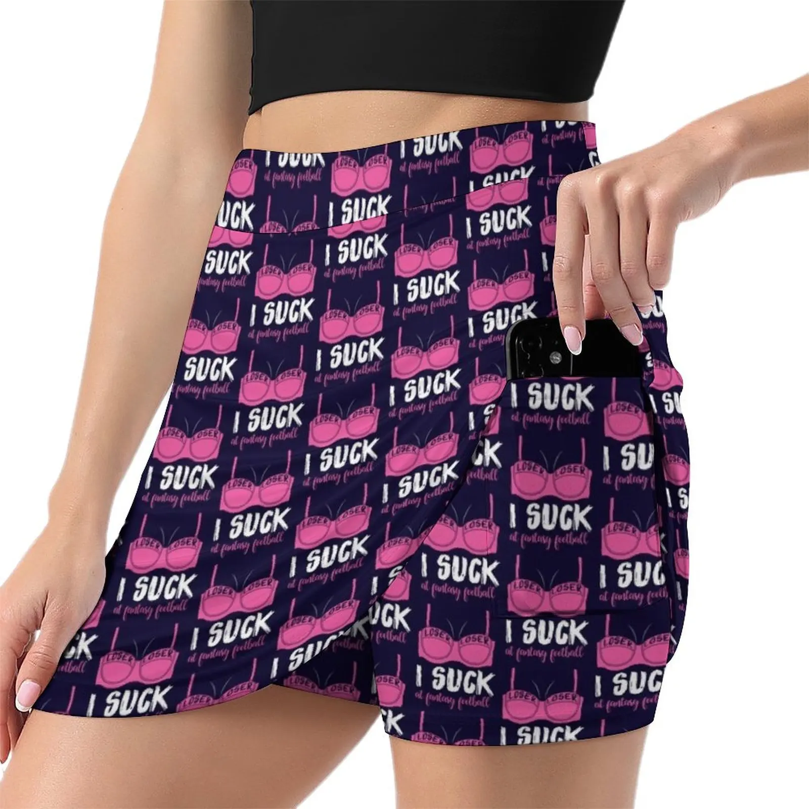 I Suck At Fantasy Football Gift Mini Skirt korean style women clothing skirt skirt