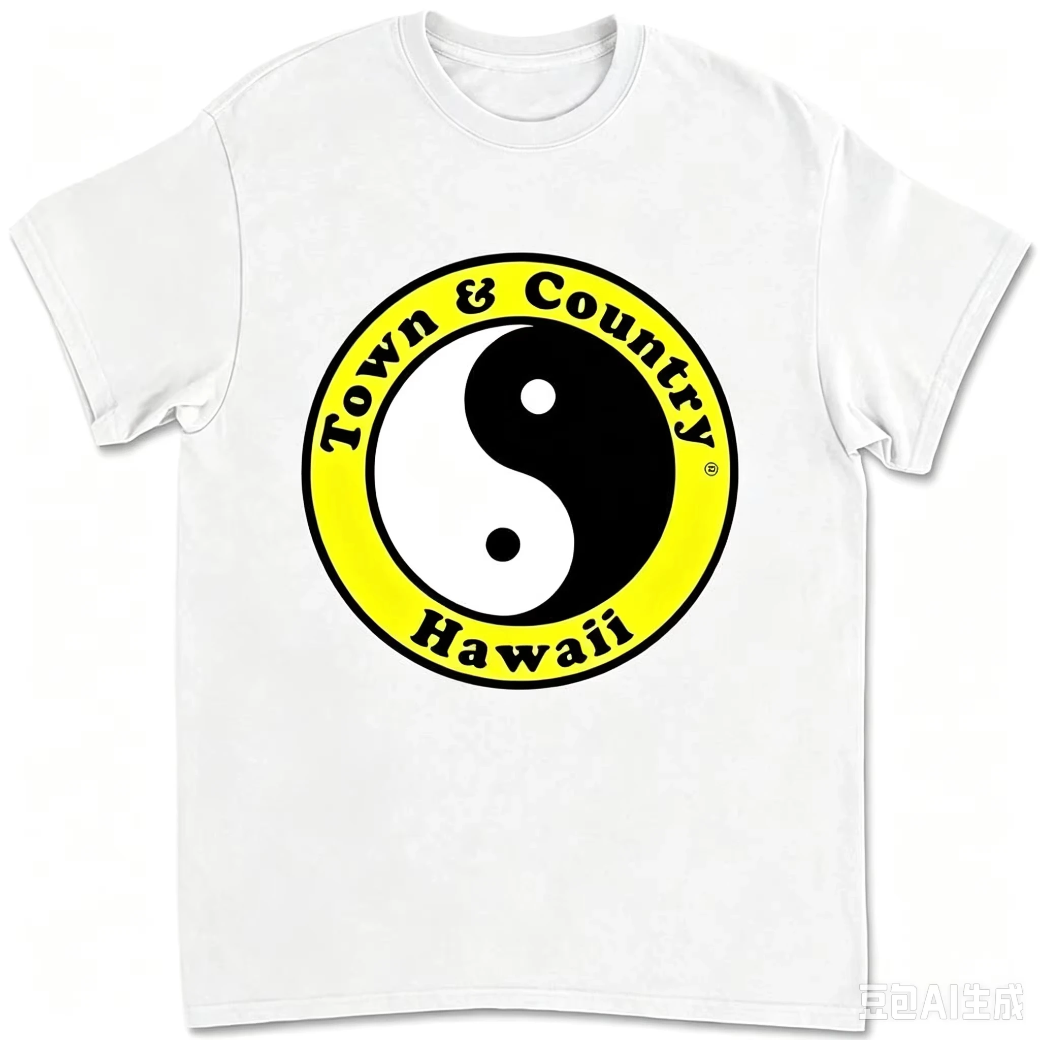 Town Country Outdoor Sports Brand Cotton T-shirt Suitable for Daily Outings High-end Luxury Unisex Style Both of Men and Women