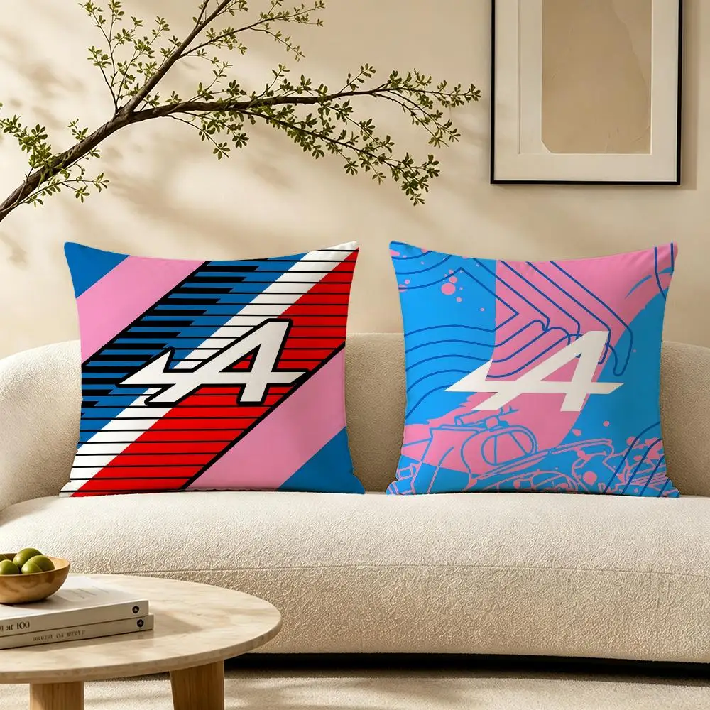 Alpines Automobiles Cushion Cover Pillow Short Plush Warm CreamStylel Cushion for Living Room Bedroom Sofa Ideal for Gifting