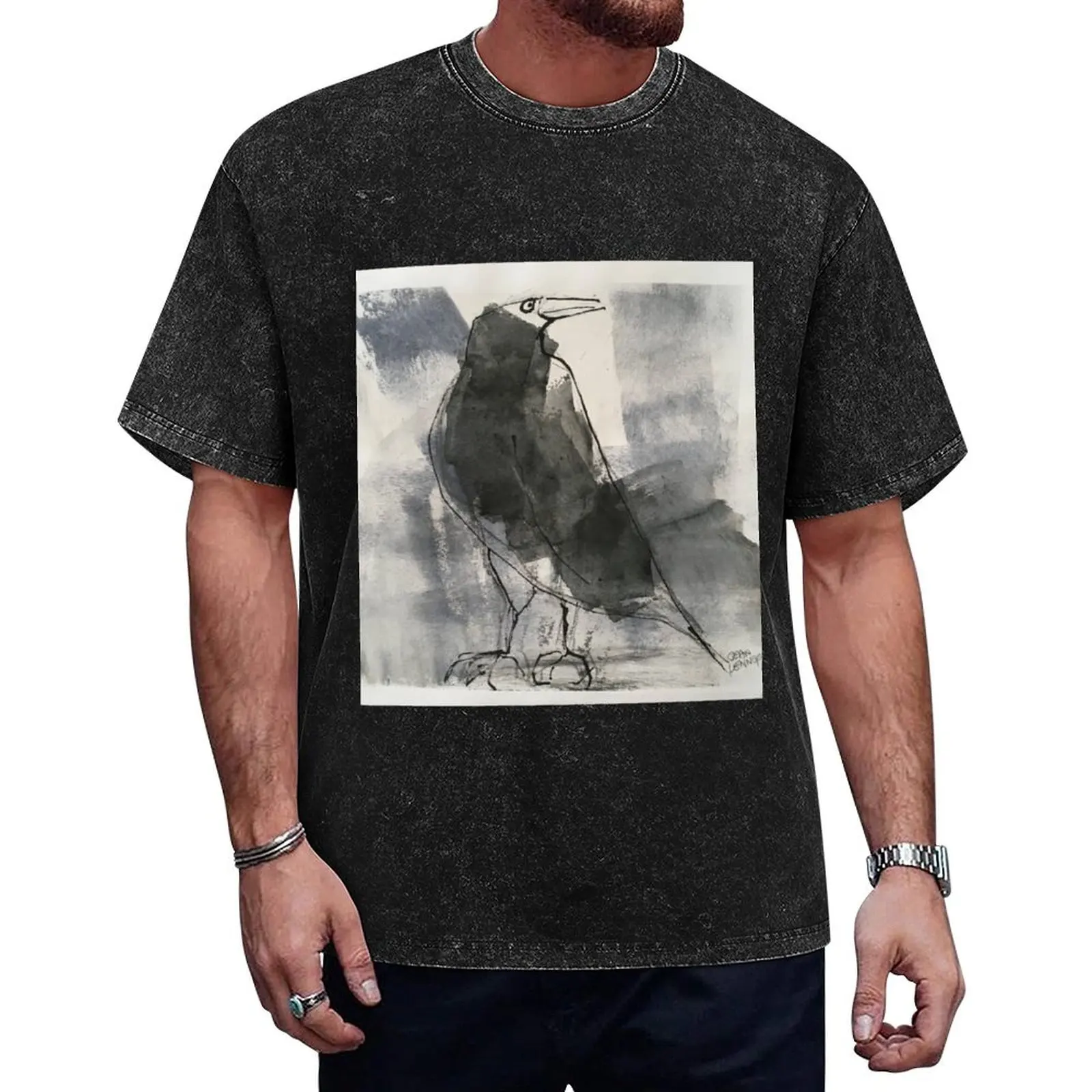 

Big Black Bird T-Shirt shirts graphic anime clothes funny costumes mens tall t shirts