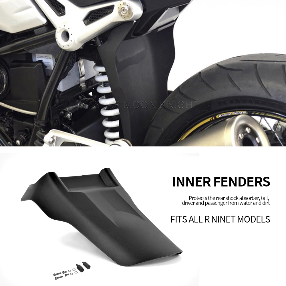 

For BMW R nineT RnineT R nine T Pure Racer Scrambler Urban Inner Fender Shock Shield Rear Mudguard Splash Guard Hugger Extension