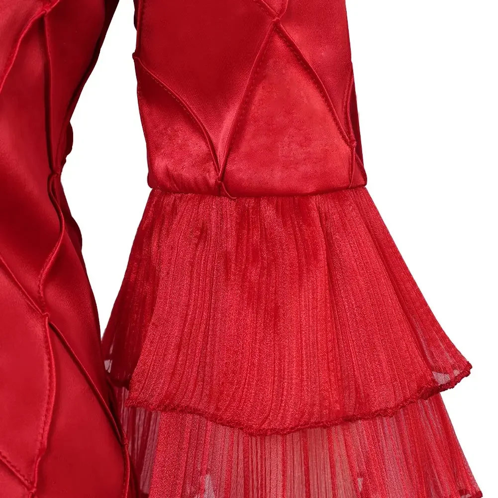 Quinzelคอสเพลย์แฟนตาซีWigsเสื้อผ้า2024ภาพยนตร์Super Villain 2เครื่องแต่งกายปลอมตัวผู้ใหญ่ผู้หญิงRoleplay Fantasiaชุดหญิง