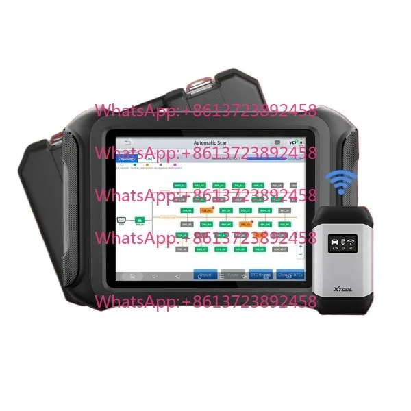 XTOOL D9S PRO Automotive Topology Map D9s Pro OBD2 Scanner Diagnostic Tool ECU Programming Coding Bidirectional 42+ Service