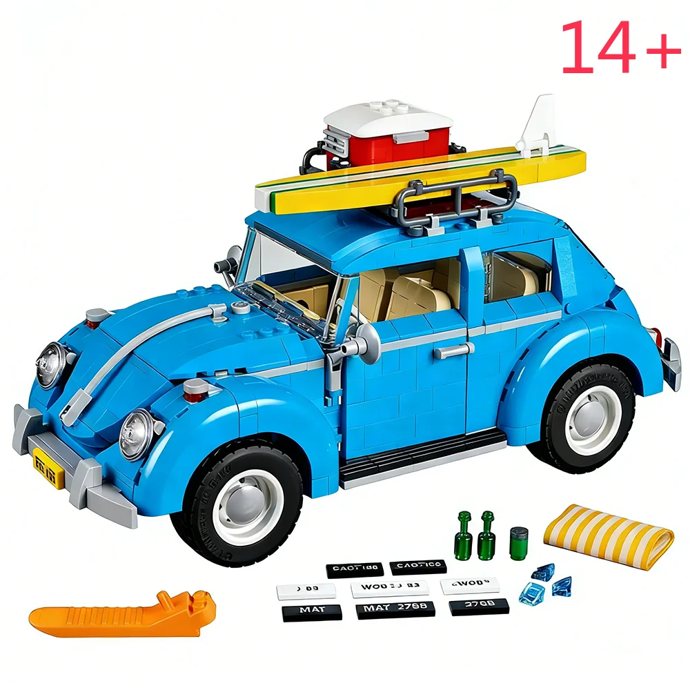 Blocs de construction de voiture et bus compatibles 10252, 1167 pièces, pour garçons, filles, adultes, cadeaux d'anniversaire, jouets pour enfants