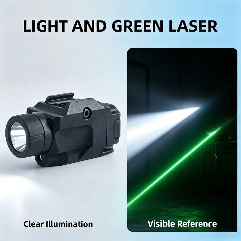 Vintage Plain Tone Blink Lighting Tool Fit Standard 20MM Rail Adjustable Luminous Household Outdoor Kit