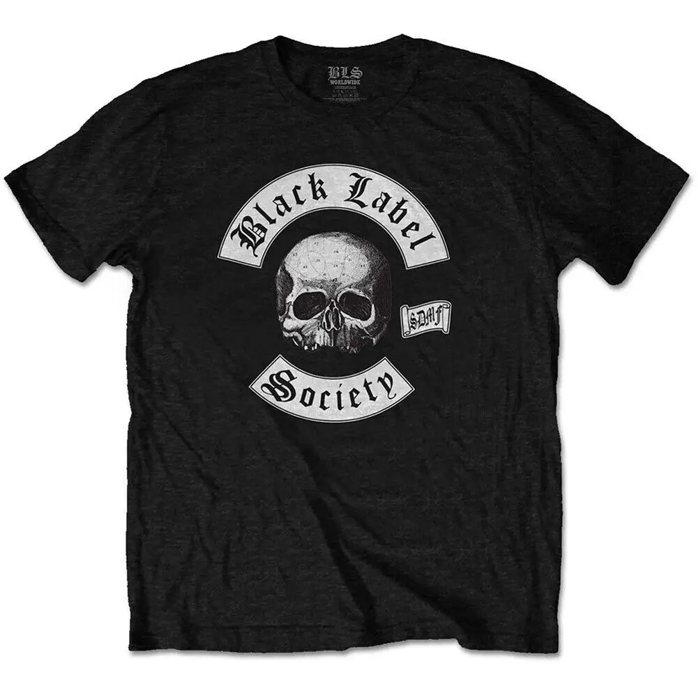 Men's Black Label Society Skull Logo Slim Fit T shirt Medium