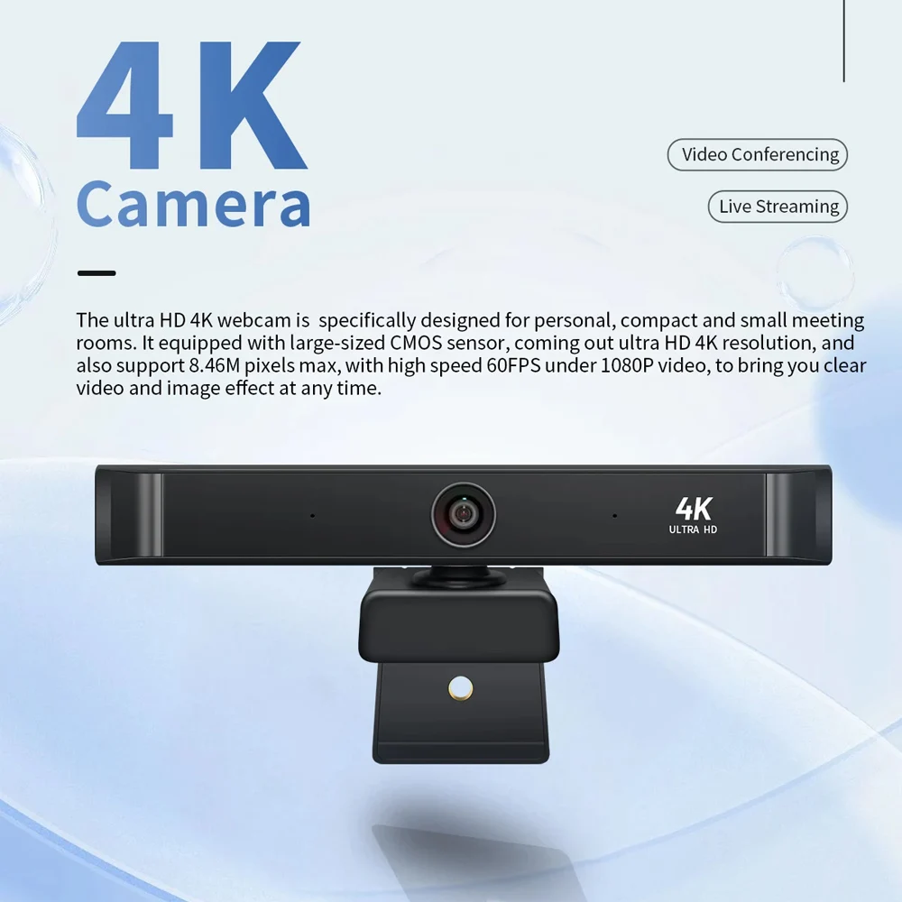 4K UHD 60fps 10x Zoom Autofocus USB Webcam Voor Videoconferentie Online Onderwijs Boardcast Digitale Camera webcam