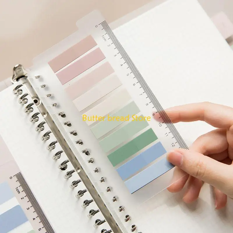 W89C 60/120/200 Sheets PET Planner Stickers Index Tabs Flag Stationery Sticky Notes School Supplies