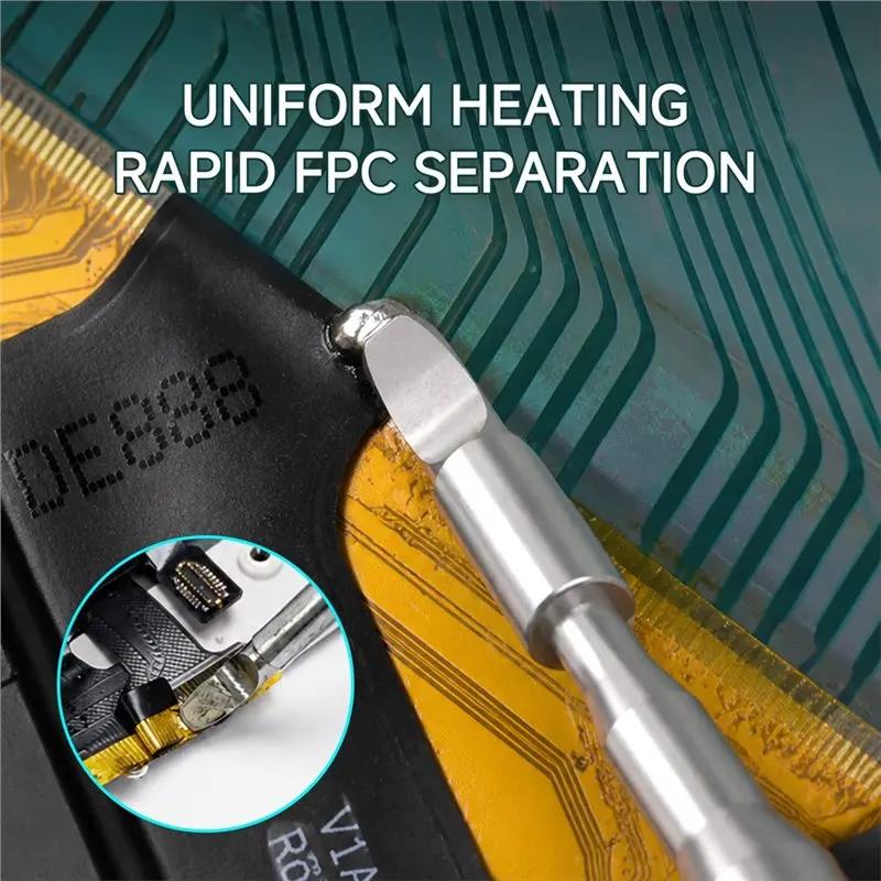 RF-210-OL Soldering Iron Tip For 210 Solder Station 3D Curved Surface Fitting Design Rapid Stripping FPC Ribbon Cable