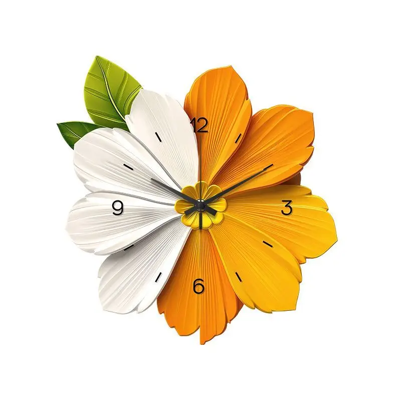 

Home Decor Dopamine wall clock living room ins style 2025 new creative restaurant high-end sense mute clock wall clock painting