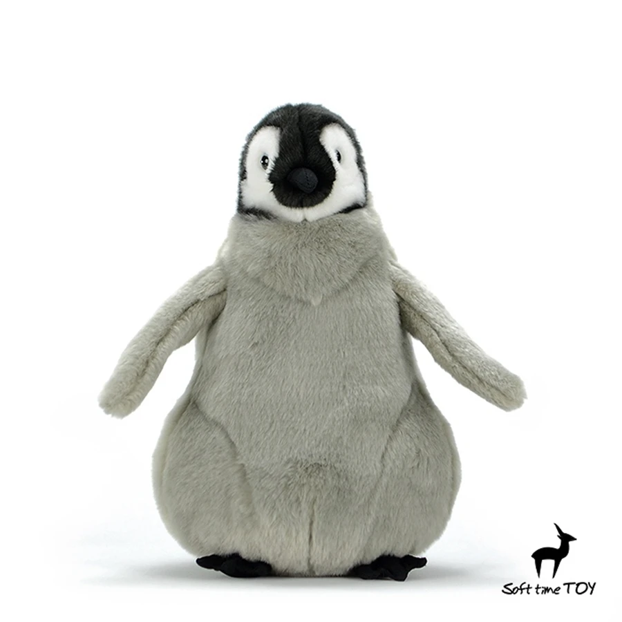 Baby Penguin High Fidelity Anime Cute Plushie Emperor Penguin peluche animali realistici simulazione bambola di pezza Kawai Toy Gift